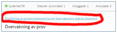 Övervakning av prov