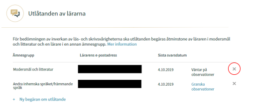 Skärmbild från e-tjänsten.